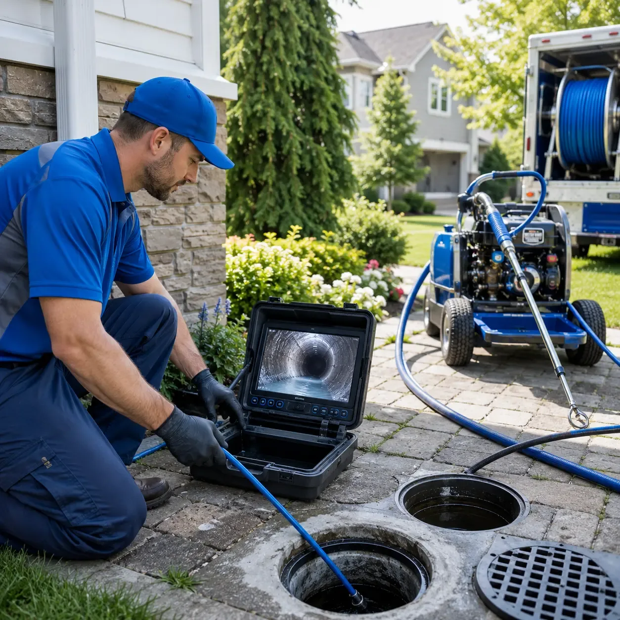 Outdoor drain cleaning professionals serving Lake Park, GA